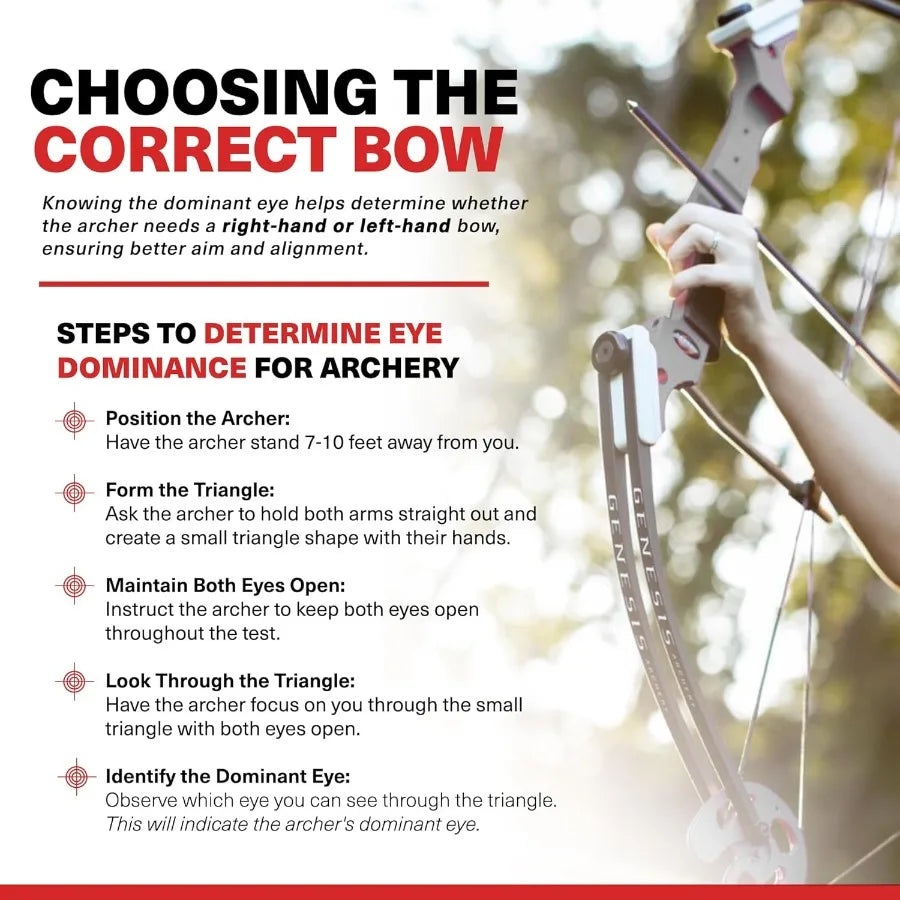 Genesis Original Bow Lightweight Archery Compound Bow Left and Right Hand Options