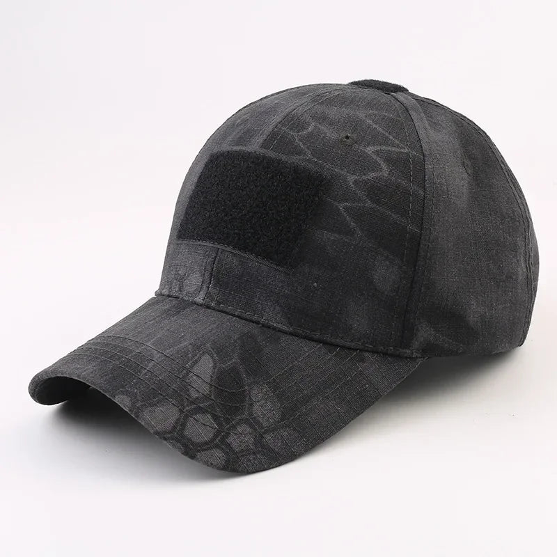 Outdoor camouflage hat Baseball hat Hunting hat Sports hat Bicycle hat Men Women Adult hat Duck tongue hat with curved brim
