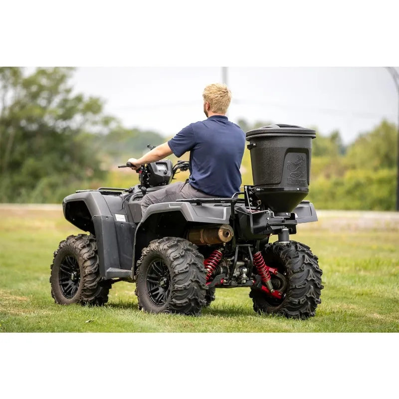 ATVS15A ATV All Purpose Broadcast Spreader For All-Seasons Hunting Deer Feeder, Seed, Fertilizer, Rock Salt And