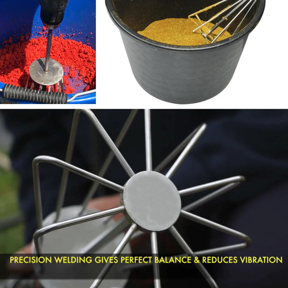 Mixer Fishing Bait Carp Blades Stainless Steel Groundbait Mixer Carp Fishing Lure Bait Whisk Mixing Tackles