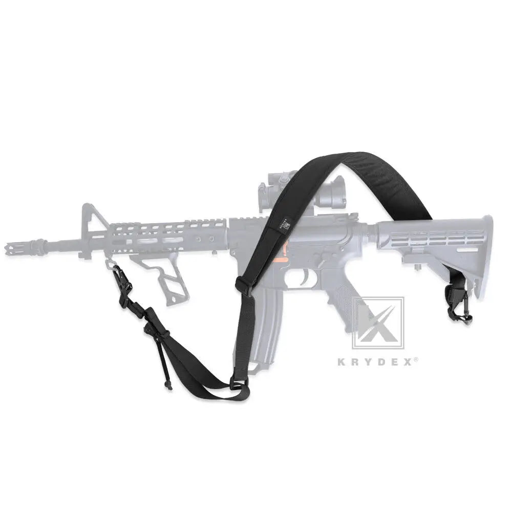Tactical Sling Modular Gun Strap Slingster Removable 2 Point / 1 Point 2.25" Padded Sling Shooting Hunting Accessories