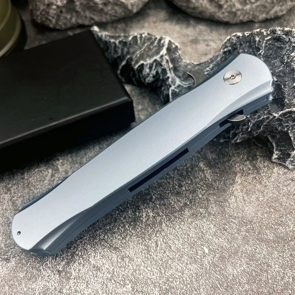 PRO 1921 Utility Survival Pocket Folding Knife D2 Blade Aluminium Handle Multi-purpose Tactical Fishing Multifunctional EDC Tool