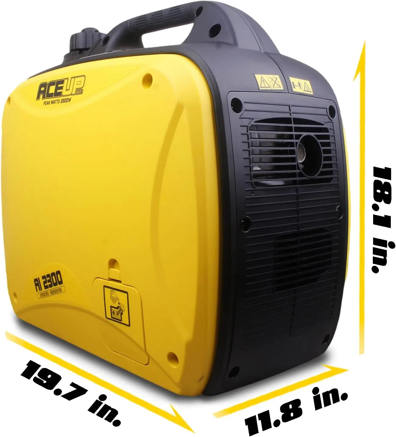 Energy 2300 Watt Portable Inverter Generator, Super Quiet Gas Generator for Home Use, EPA Compliant, Lightweight RV Ready