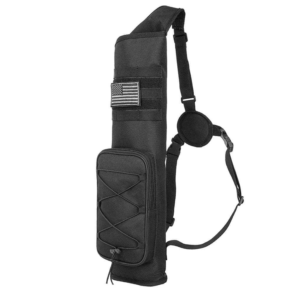 Compound Recurve Bow Holder Bottom Thickening Bow Quiver Holder Adjustable Strap Accessories for Outdoor Archery Hunting