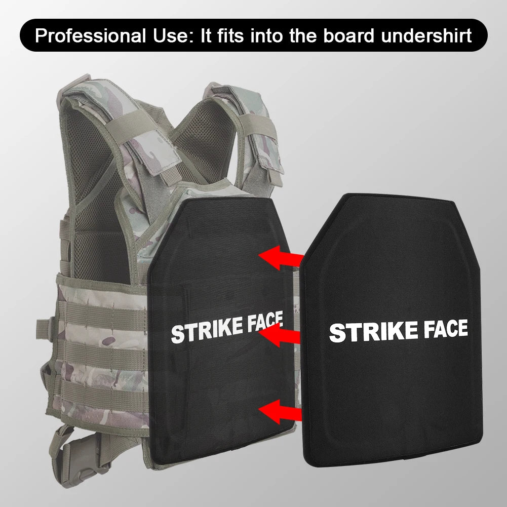 30x25cm Lightweight Bulletsproof Plug PE IIIA Anti Bullets Board Safety Vest Ballistic Body Armour Anti Stab Composite Plate