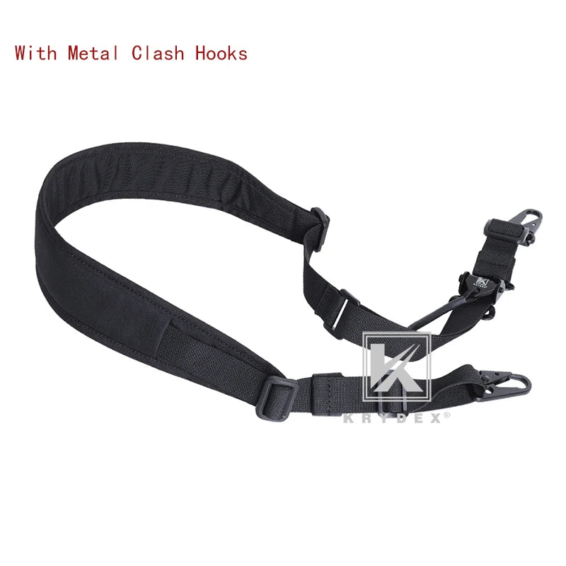 Tactical Sling Modular Gun Strap Slingster Removable 2 Point / 1 Point 2.25" Padded Sling Shooting Hunting Accessories