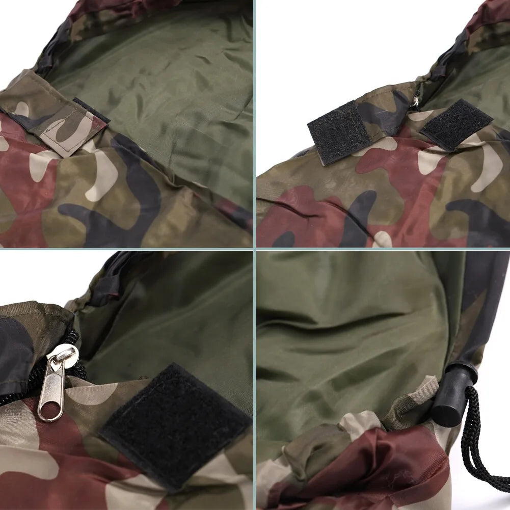 Autumn/Winter Military Emergency Sleeping Bag Outdoor Hiking Camping Portable Single Person Adult Sleeping Bag Men Women