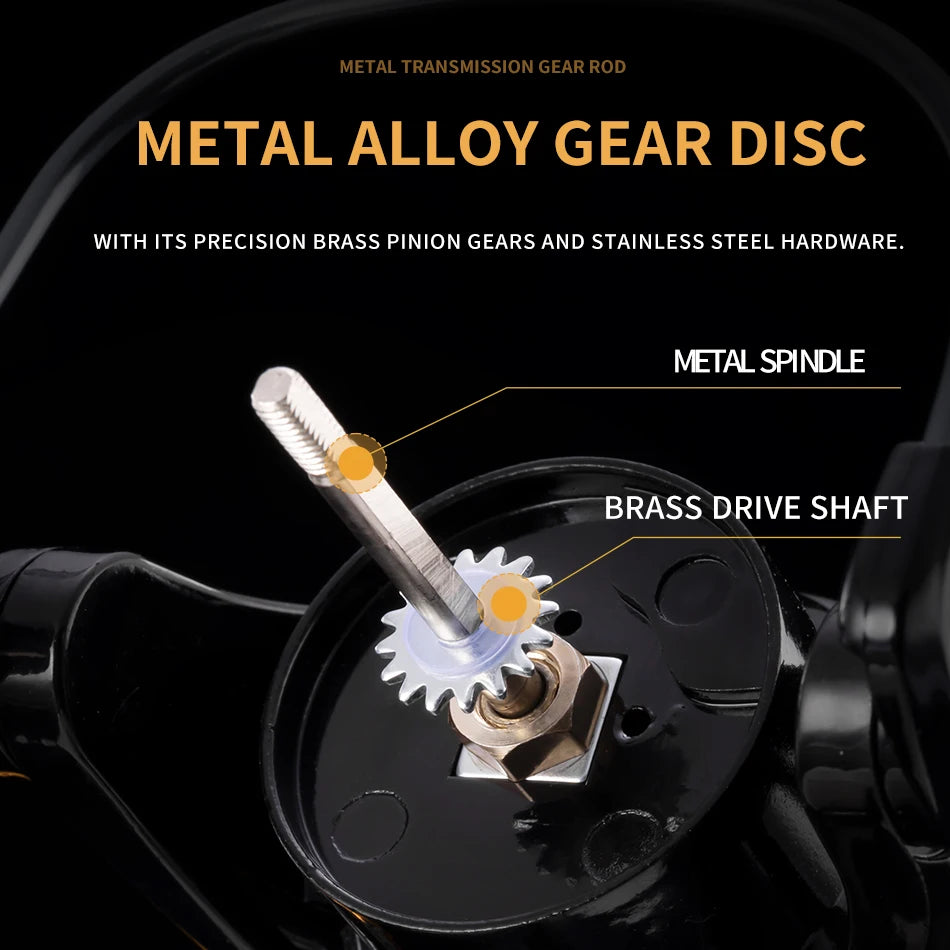 Fishing Reel Spinning Reel Metal Reel Cup 10KG Max Drag Power Spinning Wheel High Speed Adapt to Any Water Body