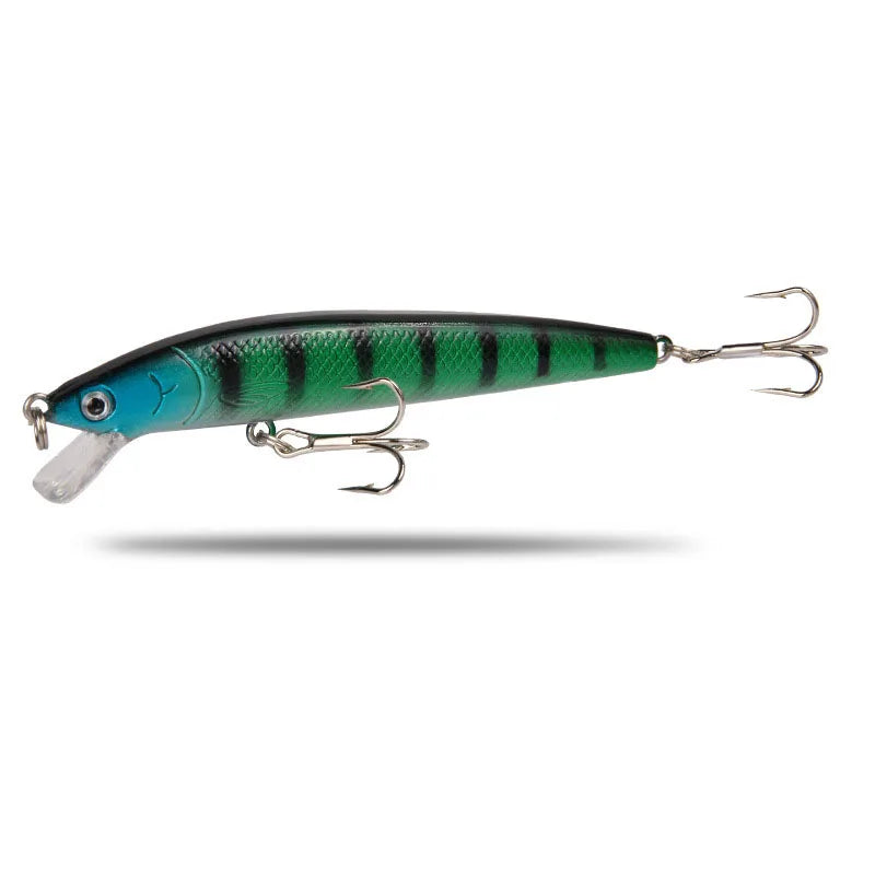 10 PCs Realistic Design Depth Fishing Lures Minnow Fishing Lures Versatile Depth Length 10cm Lifelike Design Plastic Fish Lure