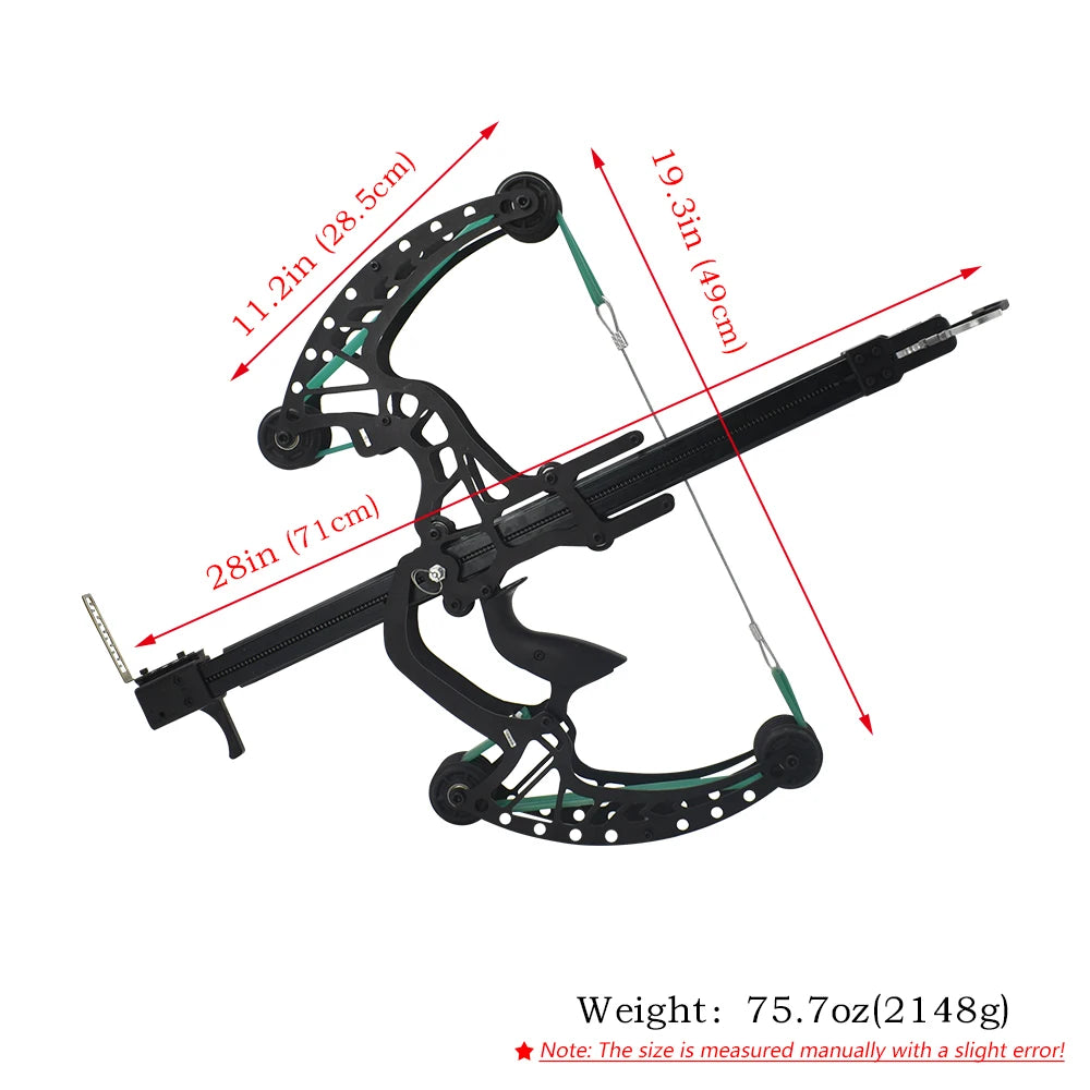 High Precision Mechanical Pulley Bow New Type Composite Steel Ball Bow Dual Purpose Adult Outdoor Sports Slingshot
