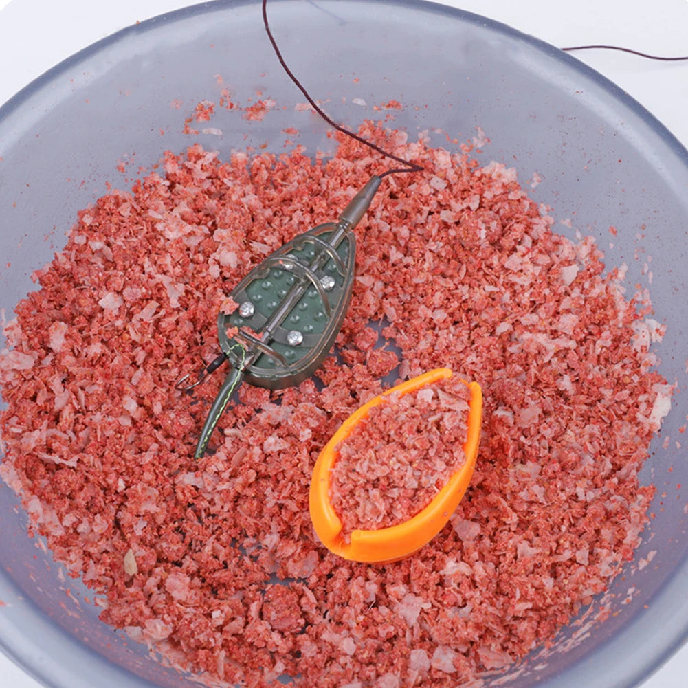 Carp Fishing Feeder Cage with Mould Inline Method Feeders Inline Method Fishing Bait Basket Feeders Fishing Tackle Accessories