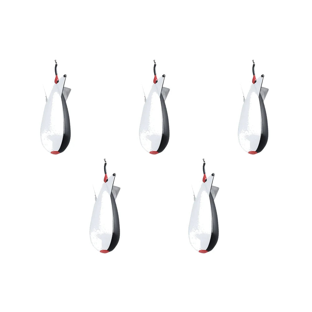 5Pcs Fishing Rocket Feeder Carp Fishing Rocket Feeder Spod Bomb Float Lure Bait Holder Pellet Rocket Feeder Fishing Accessories