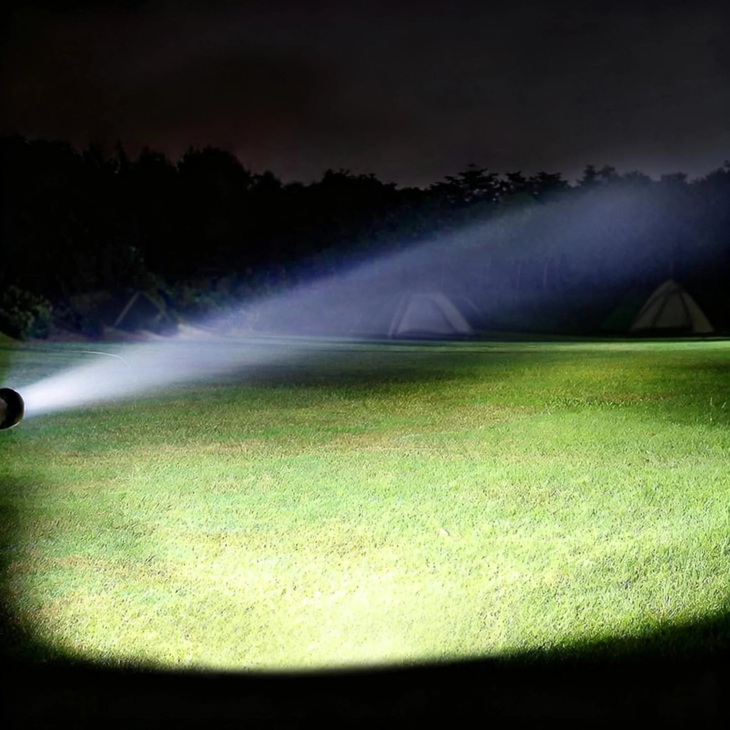 "Rechargeable Spotlight, Super Bright Spotlight Flashlight, Long Running Spot Light Searchlight, Outdoor Handheld LED Flashlight High Lumens with Solar Panels for Hunting Camping Boat "