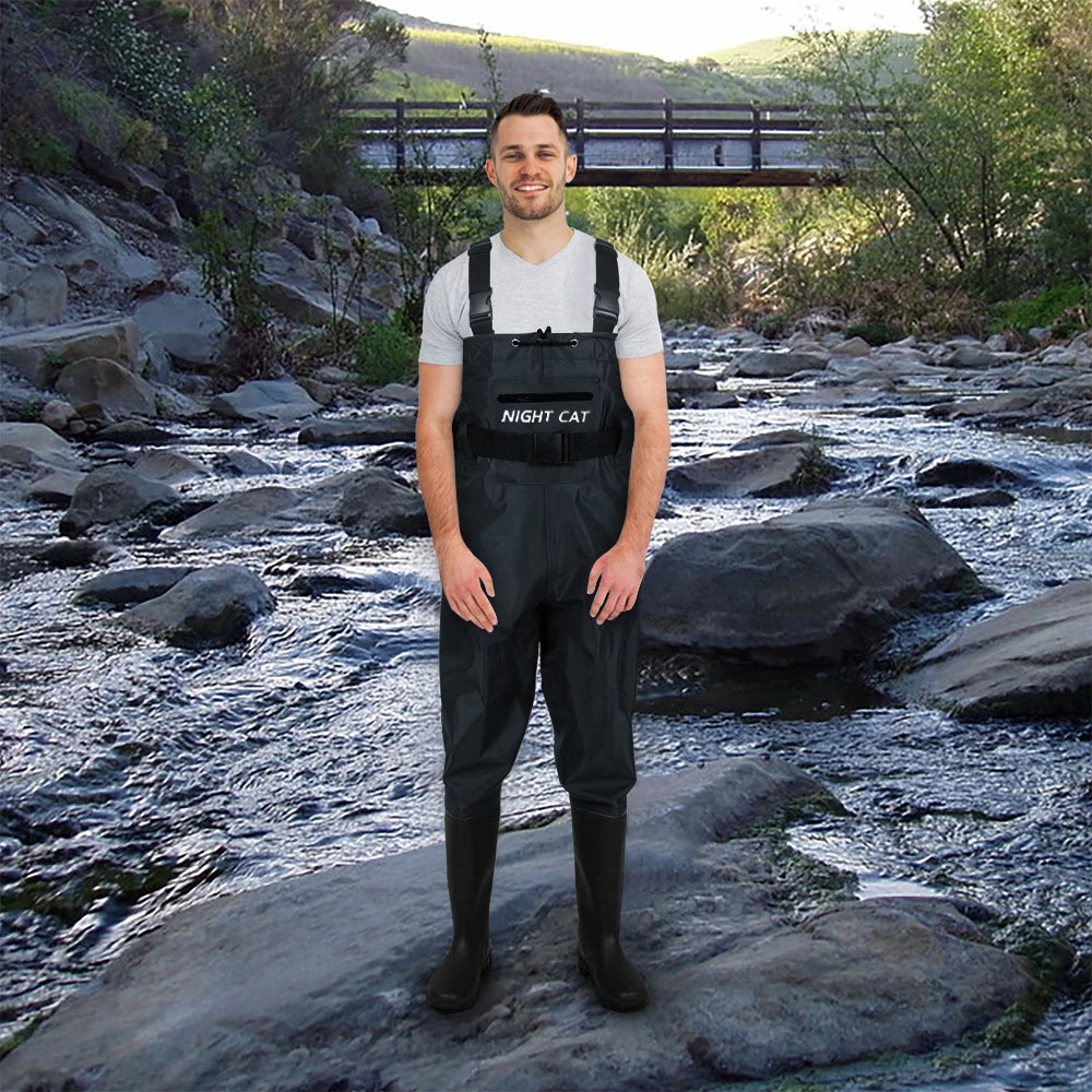 Waders For Men Breathable And Comfortable Waterproof Chest Nylon