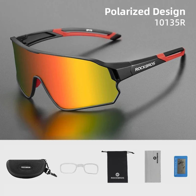 Bicycle Polarized Glasses UV400 Sport Cycling Glasses Mtb Mountain Bike Eyewear Sunglasses Outdoor Running Goggles