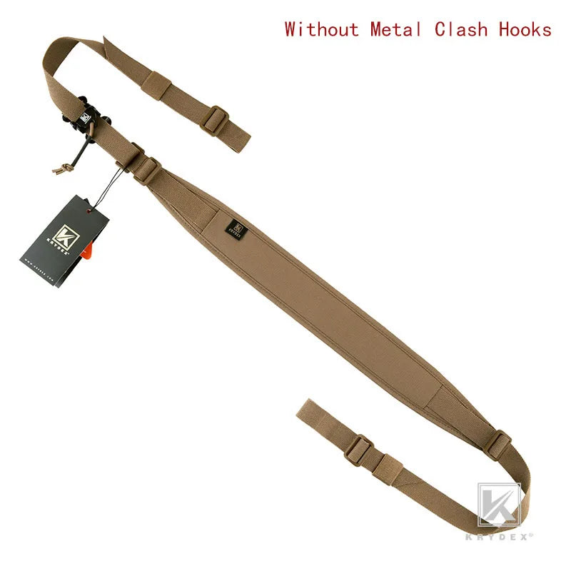 Tactical Sling Modular Gun Strap Slingster Removable 2 Point / 1 Point 2.25" Padded Sling Shooting Hunting Accessories
