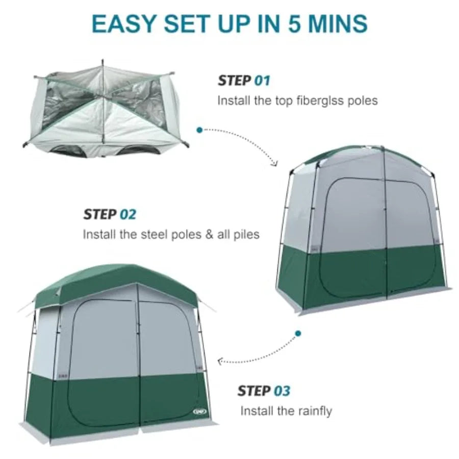Shower Tent for Outdoor Camping Privacy Shelter-Dressing Changing Room-Portable Toilet Tent for Hiking Sun Shelter Picnic Fishi