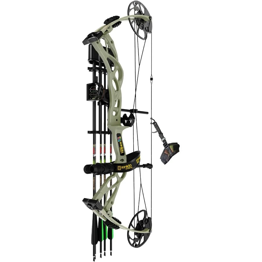 Dragon X9 Ready to Hunt Compound Bow Package for Adults Archery Compound Bow and Arrow Set 070 Lbs Draw Weight No Bow P