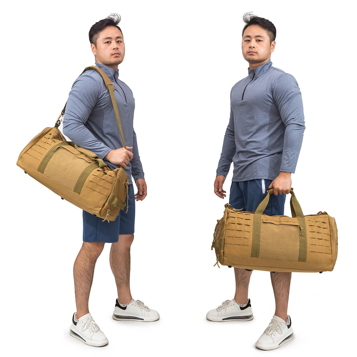 40L tactical bag for Men and Women Tactical Travel backpack Fitness Training Bag With Shoe Basketball Outdoor Weekender Bags
