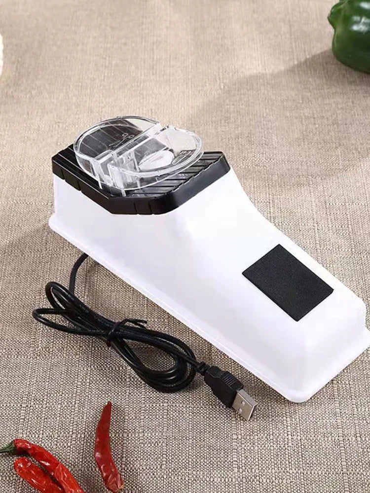 Knife Sharpener Professional Electric Knife Sharpeners Adjustable Rechargable Sharpeners Kitchen Knives Tool Fine Grinding Blade