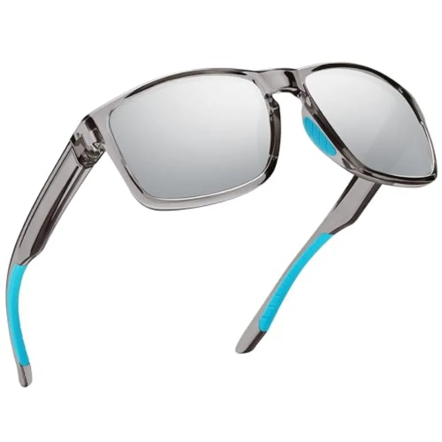 Sports Polarized Sunglasses for Men Women UV Protection Unbreakable Driving Running Fishing Hiking Sun Glasses