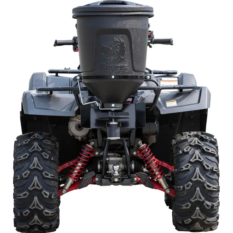 ATVS15A ATV All Purpose Broadcast Spreader For All-Seasons Hunting Deer Feeder, Seed, Fertilizer, Rock Salt And