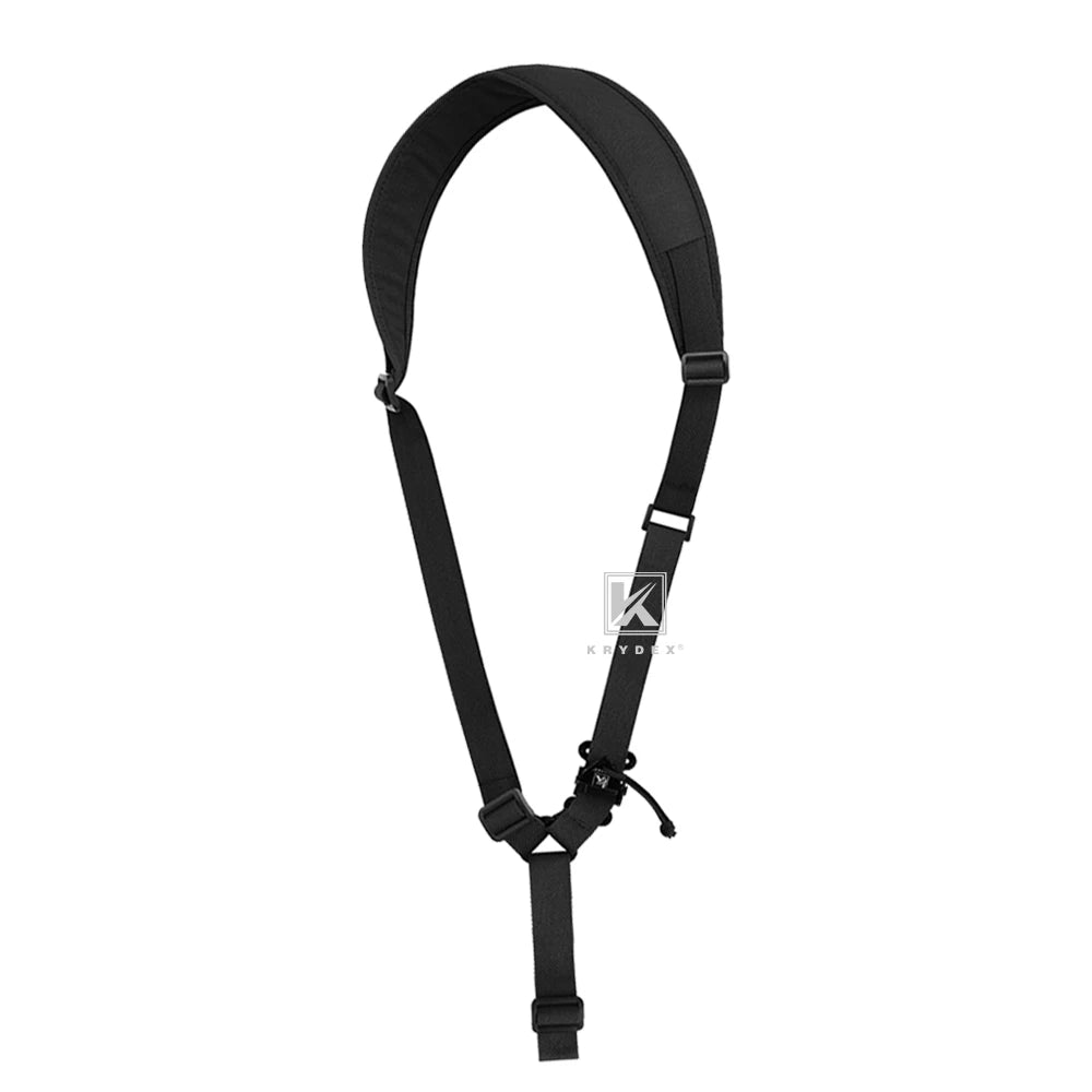 KRYDEX Tactical Single 1 Point Rifle Sling Padded Modular Sub Gun Shoulder Strap For Hunting Outdoor Slingster Accessories