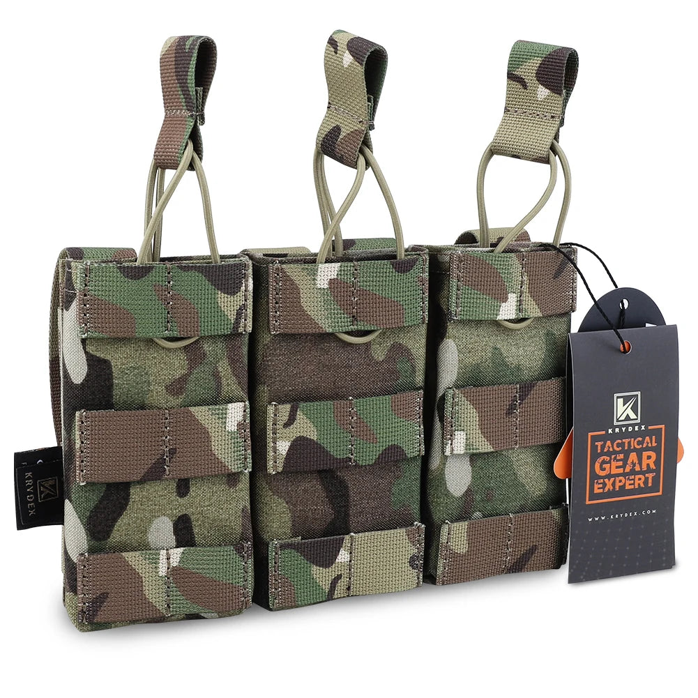Tactical Magazine Pouch Single/Double/Triple Open-Top MOLLE Strap Holder Mag Pouch for 5.56mm M4 M16 Hunting Accessories