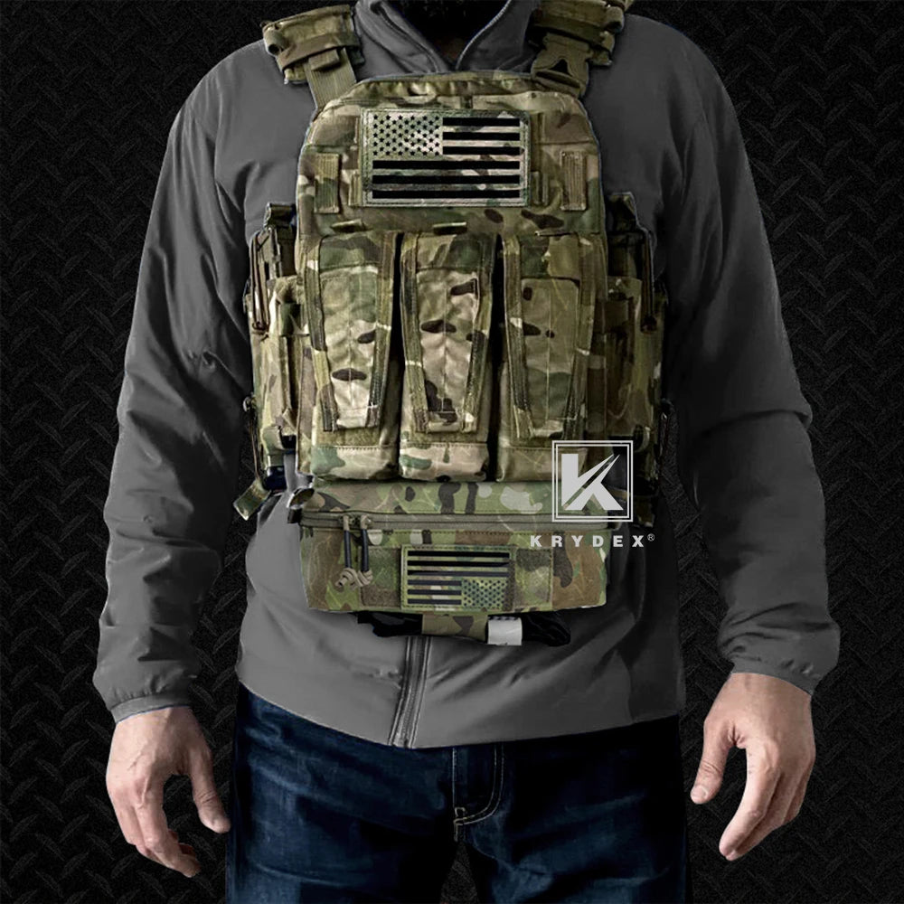 Tactical Vest Chest Mini Dangler Drop Pouch For JPC CPC LBT D3CR MK3 MK4 Plate Carrier Storage Mini Abdominal Fanny Pack