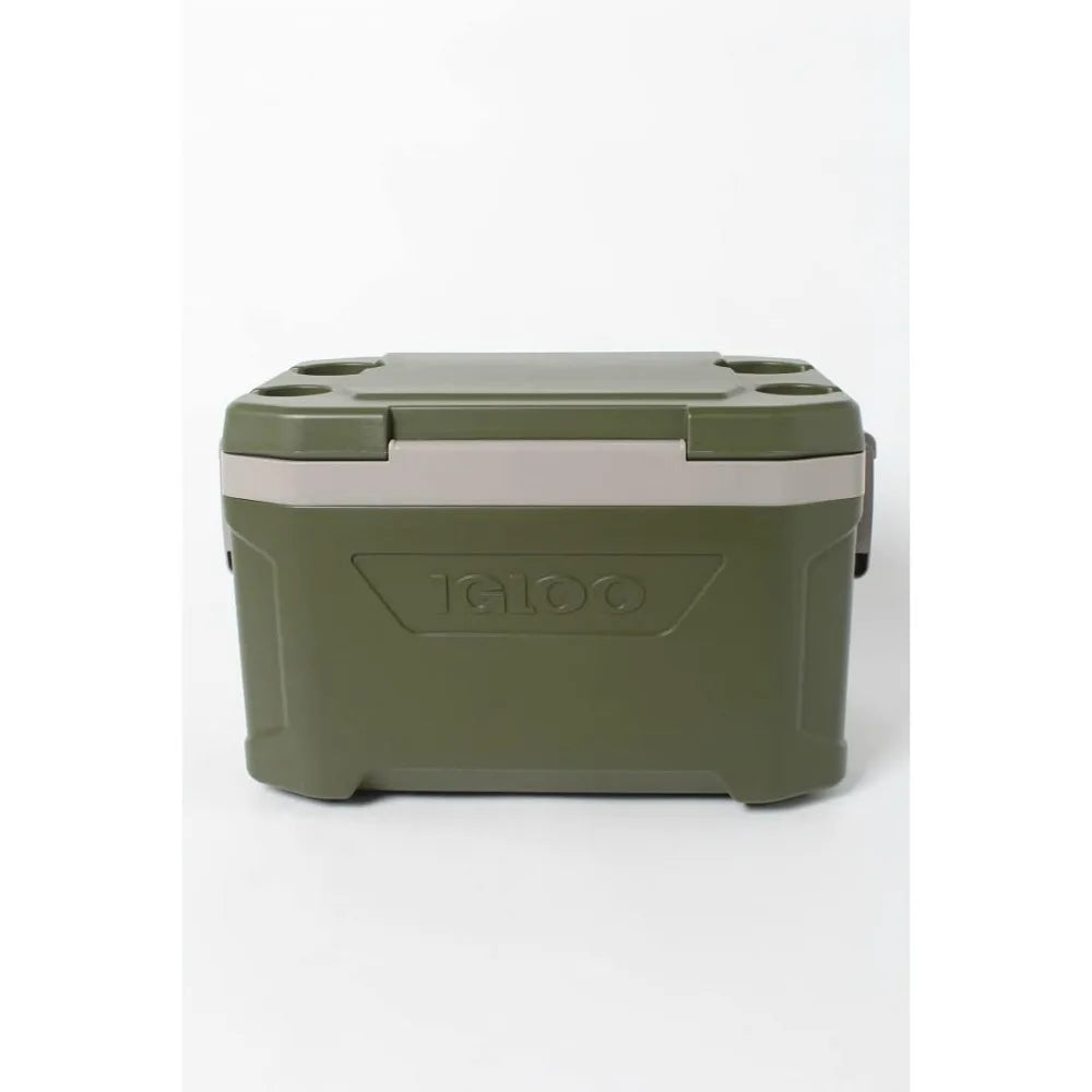 60367 Sportsman Latitude 52 Cooler Box, Approx. 11.2 gal (49 L), Sportsman, Latitude, Outdoor, Camping, Leisure, Fishing, Green