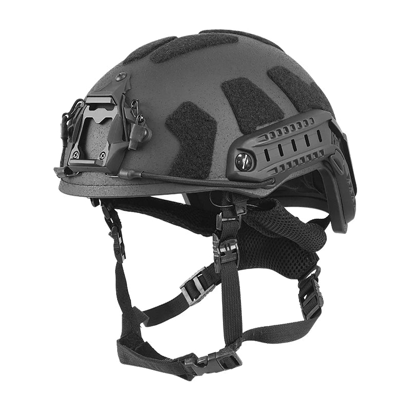 BOOIU Tactical Helmet FRP Velcro Impact-Resistant Helmet High Cut Wendy Suspension With Double-Lineed Adjustable Knob CS Helmet