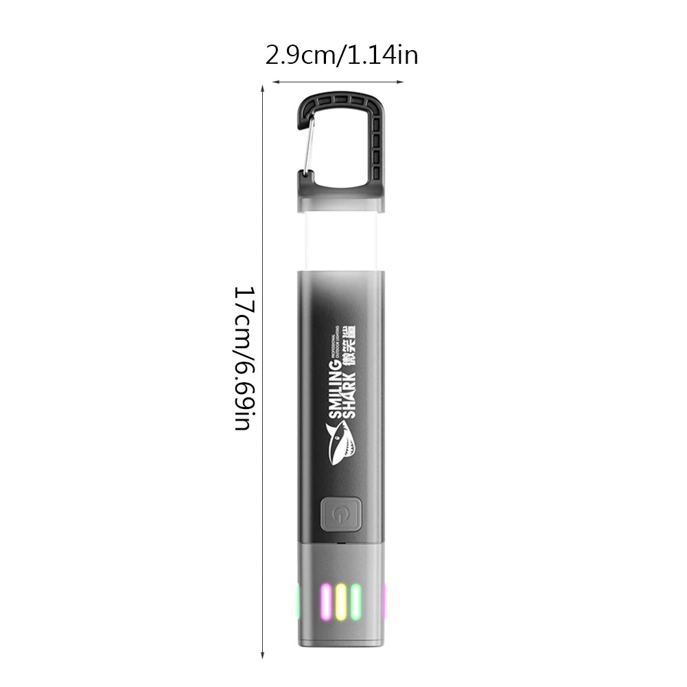 XPE+COB LED Variable Focus Flashlight USB Rechargeable Strong Light Torch 3 Gears Zoomable Flashlight for Outdoor Hiking Fishing
