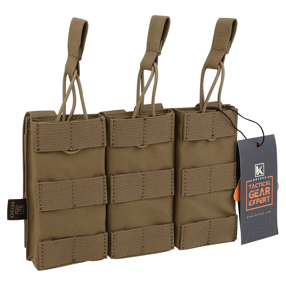 Tactical Magazine Pouch Single/Double/Triple Open-Top MOLLE Strap Holder Mag Pouch for 5.56mm M4 M16 Hunting Accessories