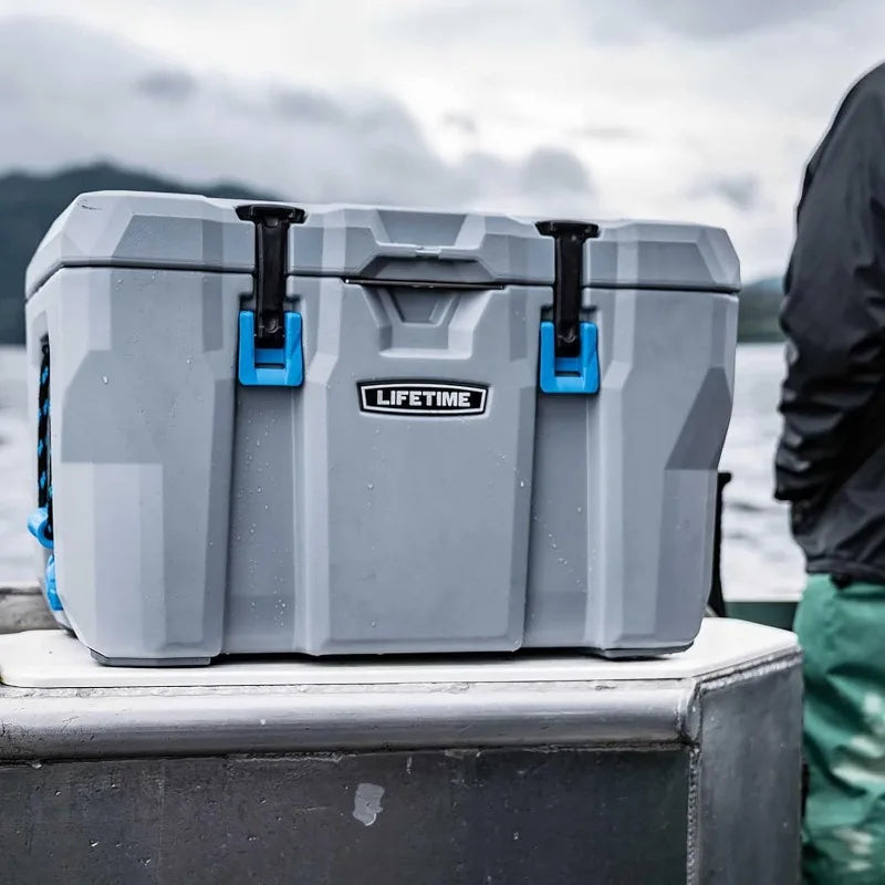 55 Quart High Performance Cooler, Grey