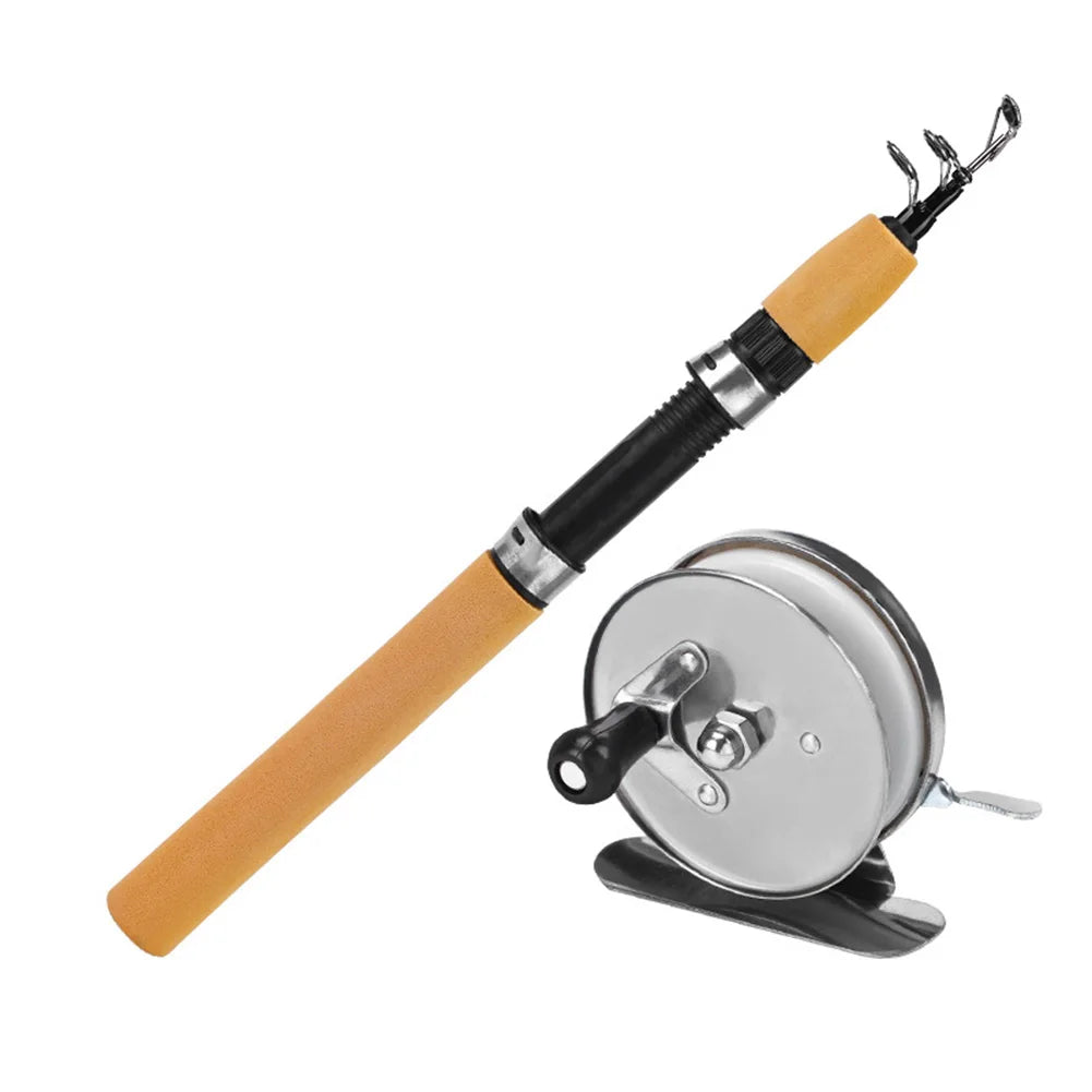 Ice Fishing Rod With Reel Carbon Fiber Ice Winter Fishing Rod with Reel Combo Ice Fishing Rod and Reel Combo Ice Fishing Gear