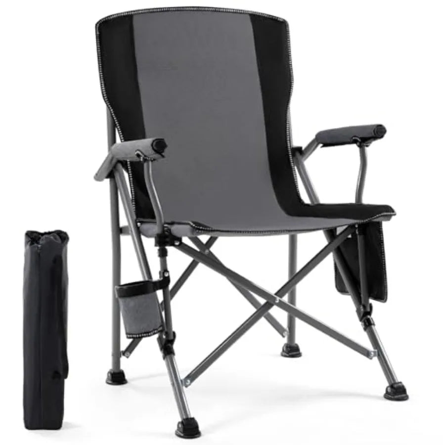 Heated Camping Chairs for Adults, Portable Heated Chairs for Outdoor, Outdoor Heated Chair, Folding Chairs, Heavy Duty Lawn Cha