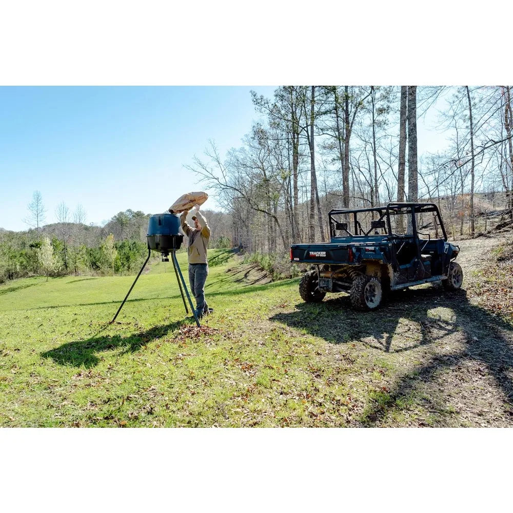 US Shipping Hot New 200 Lb Deer Feeder with Bluetooth App Control Pairs with Edge 3 for Full Remote Access No