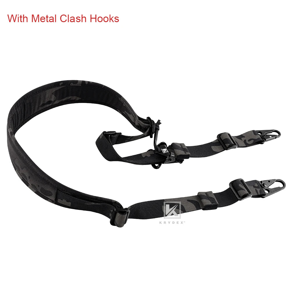 Tactical Sling Modular Gun Strap Slingster Removable 2 Point / 1 Point 2.25" Padded Sling Shooting Hunting Accessories