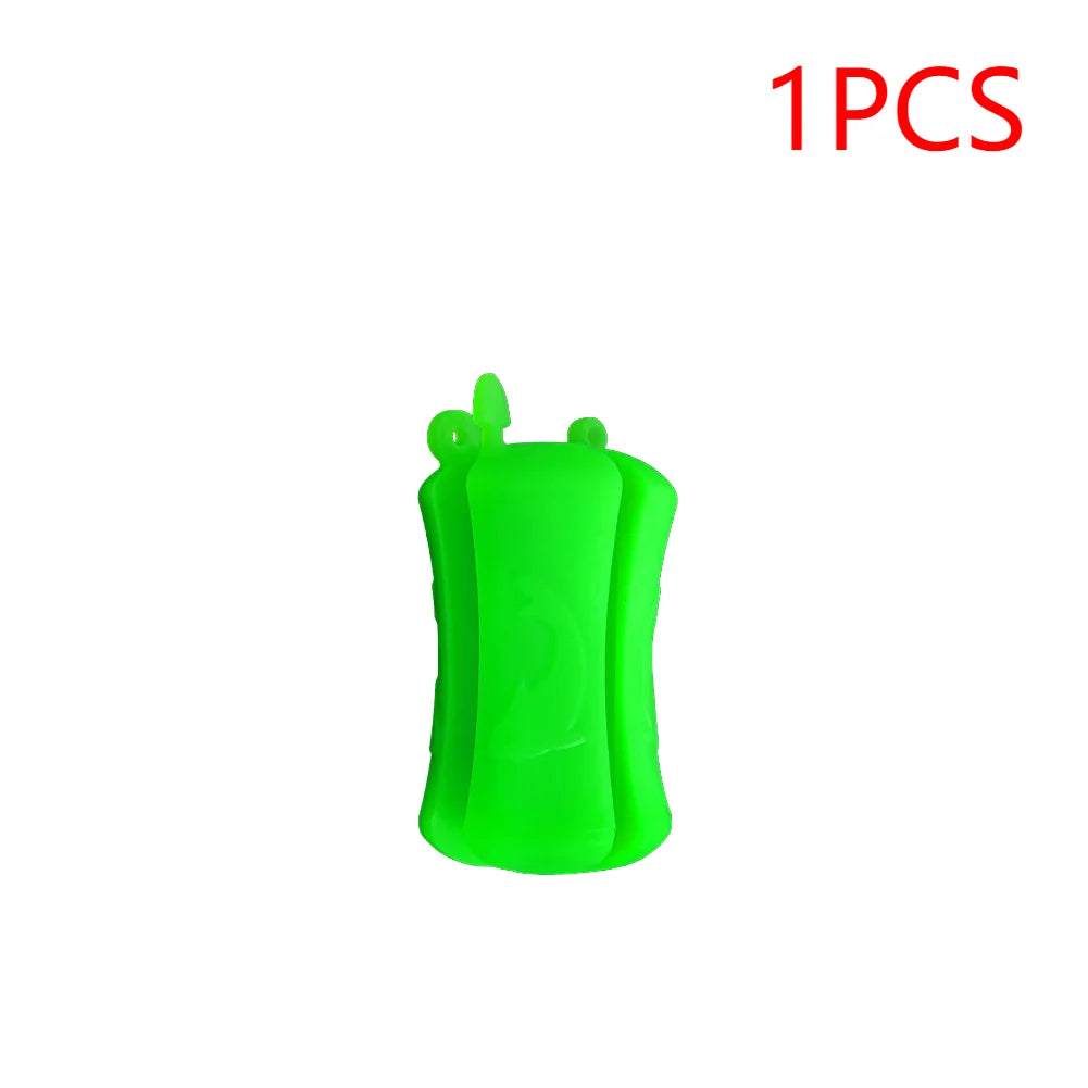 1-10PCS Silicone Fishing Rod Holder With Elastic Rod Holder Fishing Rod Tie Holder Protector Pole Fastener Fishing Accessories
