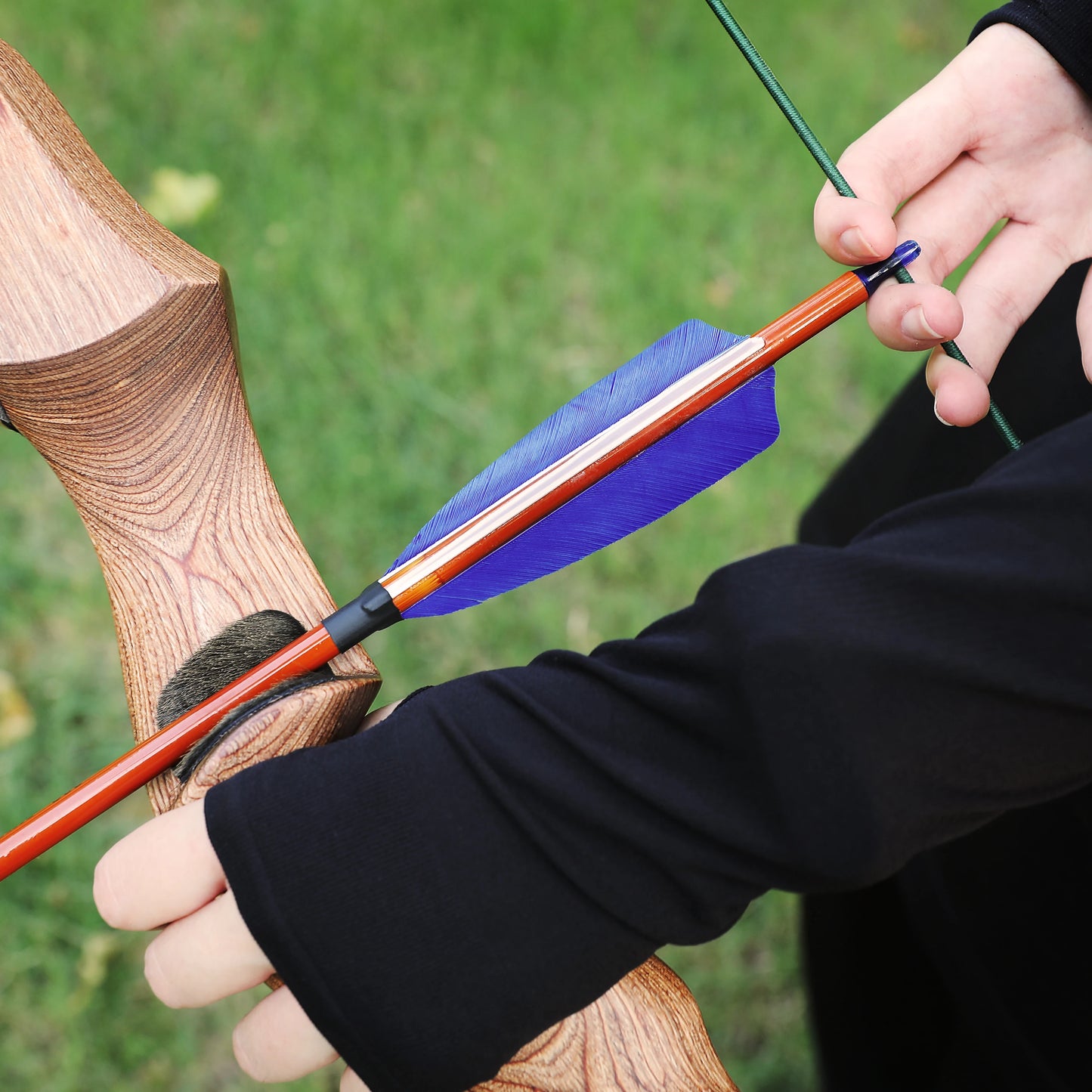 12pcs Archery Mixed Carbon Arrows SP500 Turkey Feather High Strength Hunting Arrows ID6.2mm Recurve Compound Bow Shooting