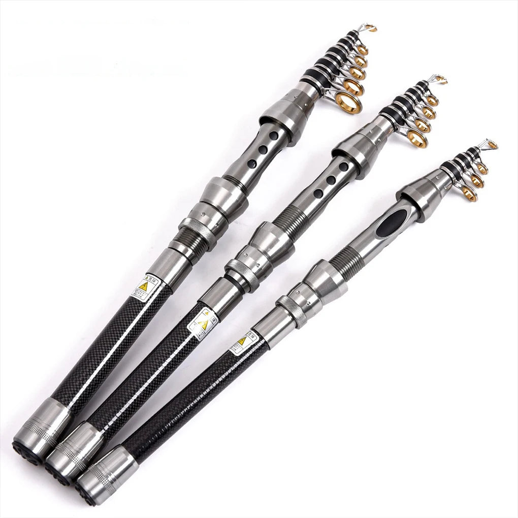 Carbon For Stainless Fishing Pole Spinnings Rod Travel Set Non 1.5m