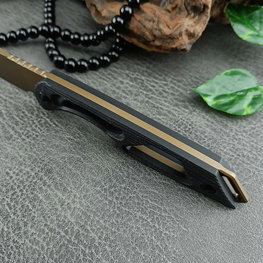 Ultra-sharp TOOR Knife for Self Defense, Tactical Fixed Blade Knife G10 Handle D2 Steel Blade Hunting Camping Tool EDC Knife