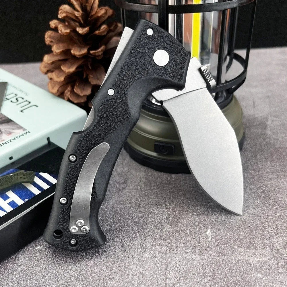 62JM Folding Knife Nylon Fiber Handle AUS10A Blade Outdoor Fishing, Sharp Hunting, Self-defense Multi-functional Tactical Knives