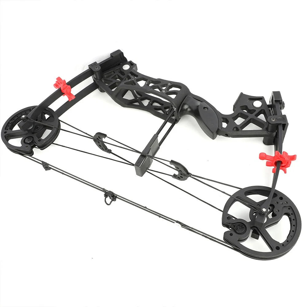 40-65lbs Dual-use Compound Bow Set Aluminum Alloy Riser Left/Right Handed for Archery Hunting Shooting Training Adults