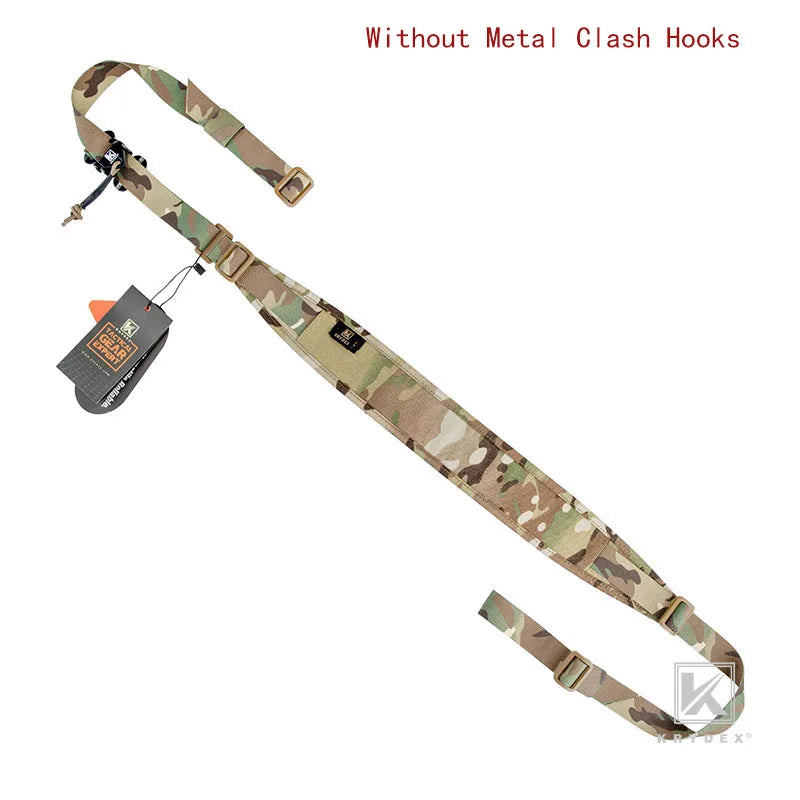 Tactical Sling Modular Gun Strap Slingster Removable 2 Point / 1 Point 2.25" Padded Sling Shooting Hunting Accessories