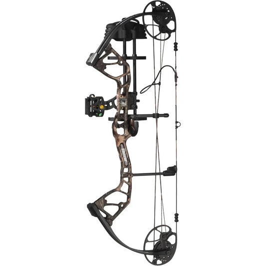 Archery Royale Ready to Hunt Compound Bow Package for Adults and Youth 12 27 Draw Length 550 Lbs Draw Weight Up to 290 FPS