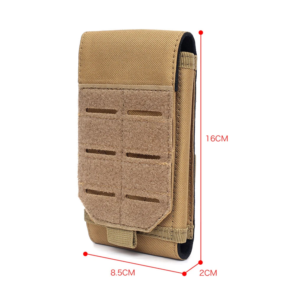 2-5PCS Multifunctional Molle Pouch Phone Holder Outdoor Cycling EDC Waist Packs Cell Phone Holder Pack for Camping Hunting