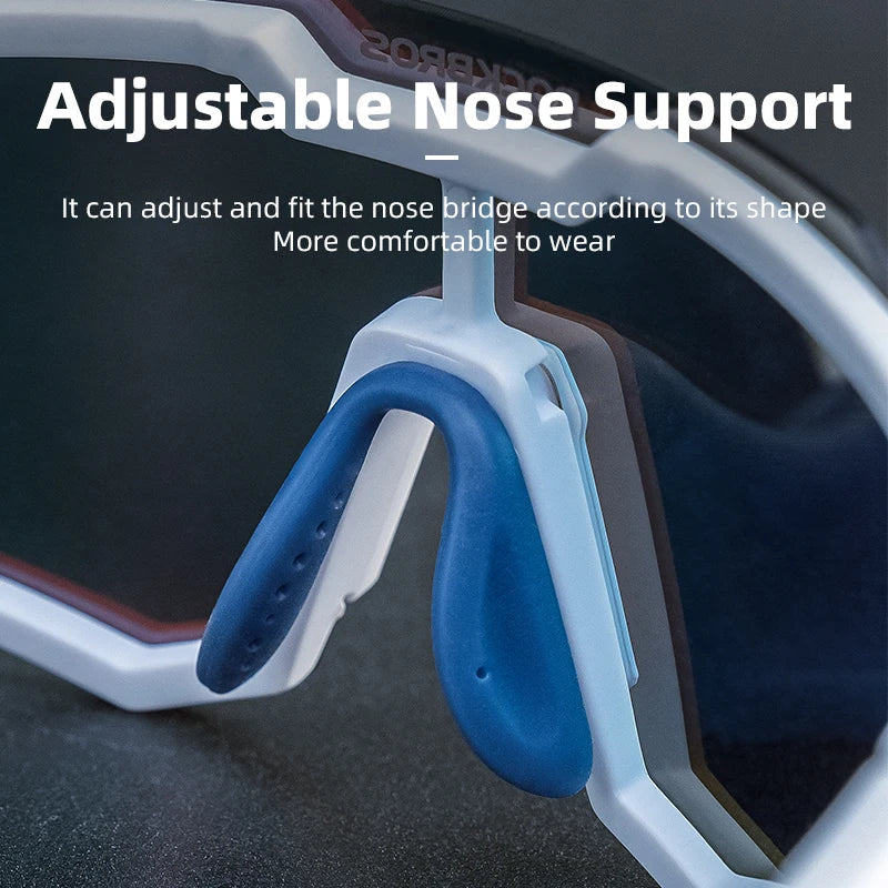 Polarized Photochromic Glasses Outdoor UV40 Eyewear Sunglasses Sports MTB