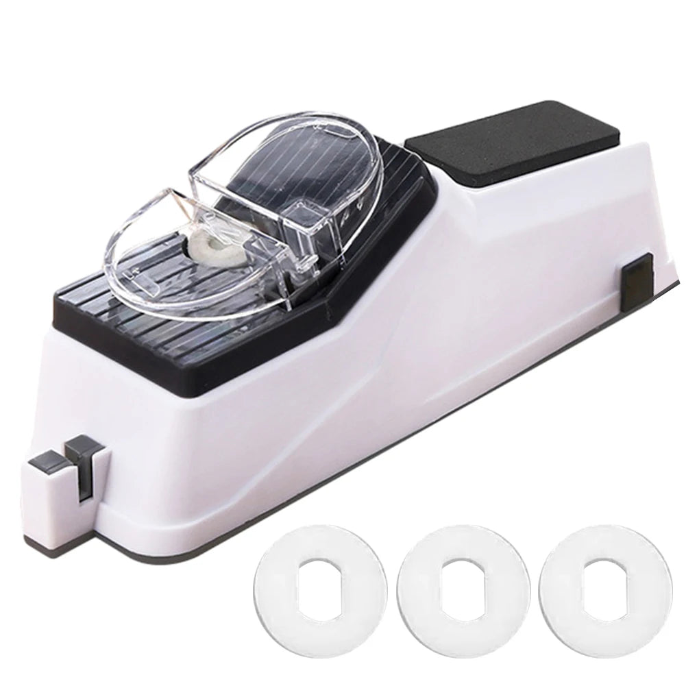 Knife Sharpener Professional Electric Knife Sharpeners Adjustable Rechargable Sharpeners Kitchen Knives Tool Fine Grinding Blade