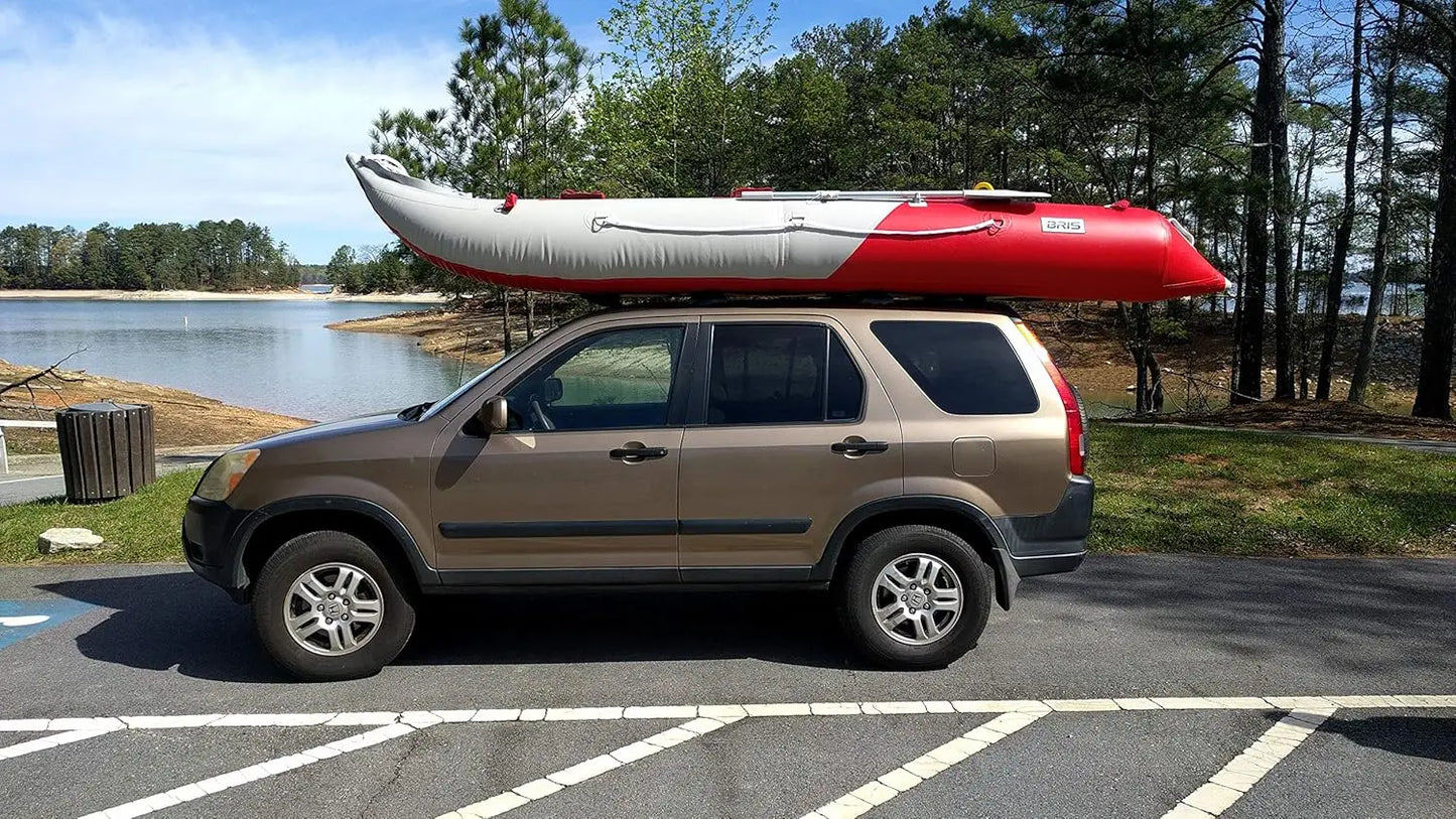 Inflatable Fishing Pontoon Kayak with Air Floor, 14.1 FT, Inflatable Boat for Anglers